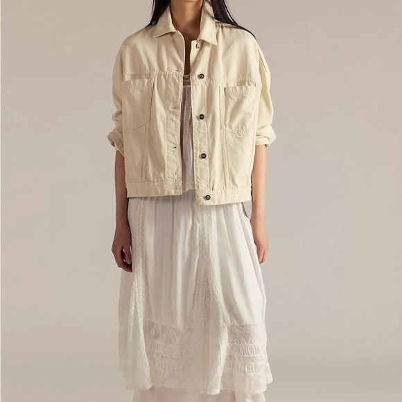 Free People (we the free) Opal Swing Denim Jacket - Picture 6 of 11